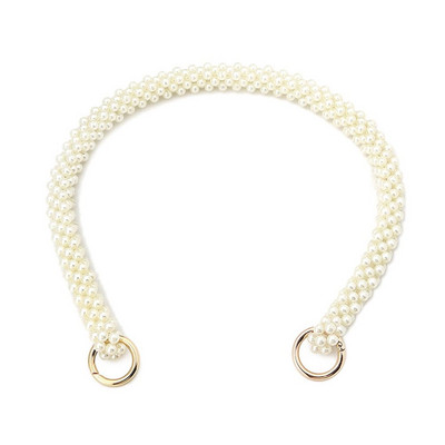 Μαργαριταρένιο λουράκι για λαβές τσάντας Ζώνες τσάντας με χάντρες Αντικατάσταση DIY Τσάντα ώμου Ζώνες αλυσίδας Τσάντες Αξεσουάρ