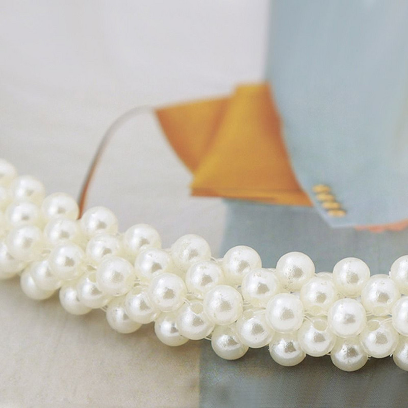 Μαργαριταρένιο λουράκι για λαβές τσάντας Ζώνες τσάντας με χάντρες Αντικατάσταση DIY Τσάντα ώμου Ζώνες αλυσίδας Τσάντες Αξεσουάρ