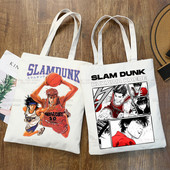 Slam Dunk Bevásárlótáska Vászon Shopper Japán Anime Hanamichi Sakuragi Bolsas De Tela Bag Vásárlás SLAM DUNK Újrafelhasználható Sacolák