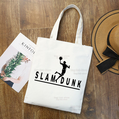 Slam Dunk Bevásárlótáska Vászon Shopper Japán Anime Hanamichi Sakuragi Bolsas De Tela Bag Vásárlás SLAM DUNK Újrafelhasználható Sacolák
