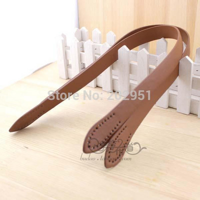 60 cm ručné šitie, jednoduché listy, vertikálna lišta, imitácia kože, rukoväť z PU, taška cez rameno, opasok, rukoväť na balíky, DIY príslušenstvo KZ0006