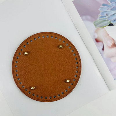 18x8cm hosszú alsó kötött táska PU bőr táska alap kézzel készített alja lyukakkal barkács horgolt táska alsó táska készítő kiegészítő