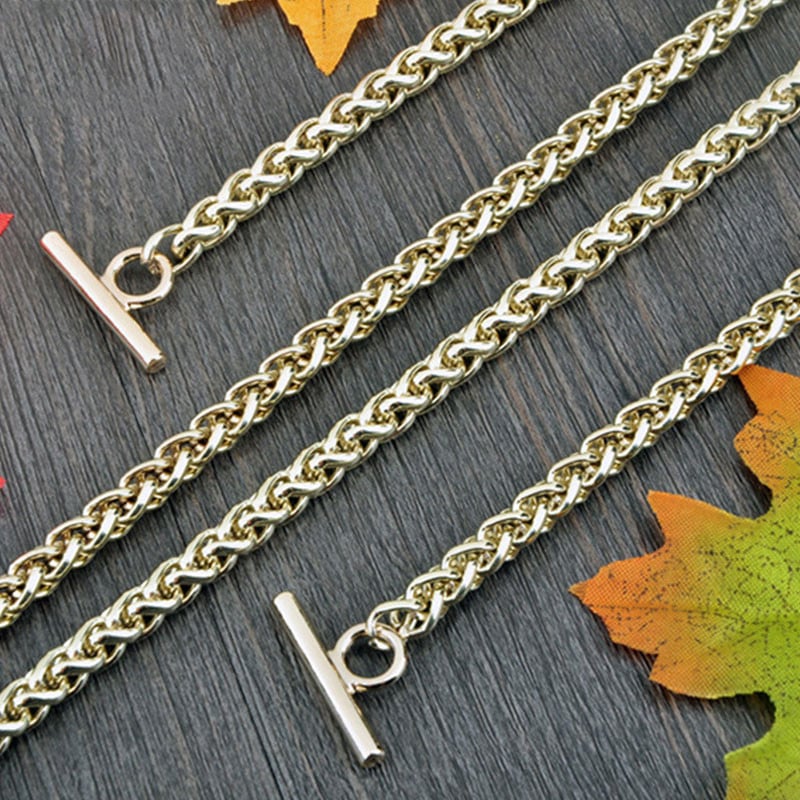 Kovový retiazkový popruh na kabelky, DIY rúčky, crossbody doplnky pre kabelky, luxusná značka, odnímateľný náhradný retiazkový popruh na kabelku