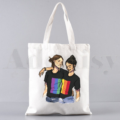 The Last Of Us Part II Harajuku Game Модни дамски чанти Чанти през рамо Ежедневно пазаруване Дамска чанта за момичета Дамска елегантна платнена чанта