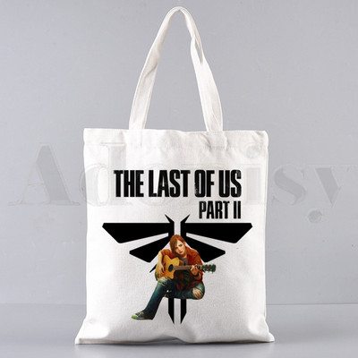 The Last Of Us Part II Harajuku Game Модни дамски чанти Чанти през рамо Ежедневно пазаруване Дамска чанта за момичета Дамска елегантна платнена чанта
