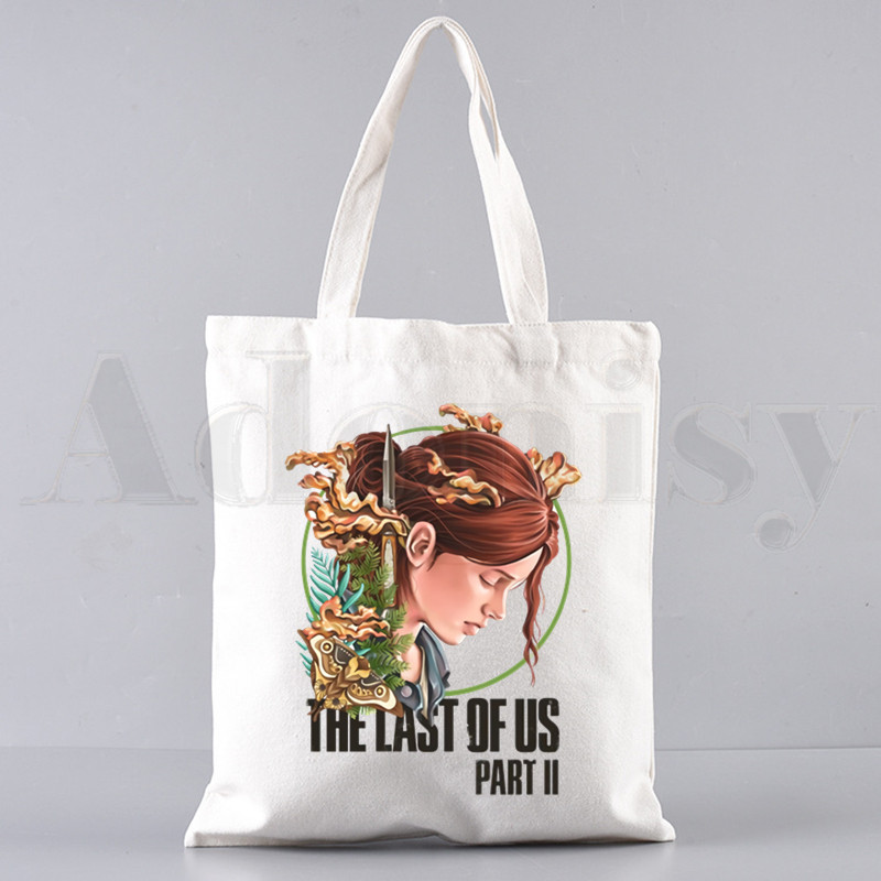 The Last Of Us Part II Harajuku Game Модни дамски чанти Чанти през рамо Ежедневно пазаруване Дамска чанта за момичета Дамска елегантна платнена чанта