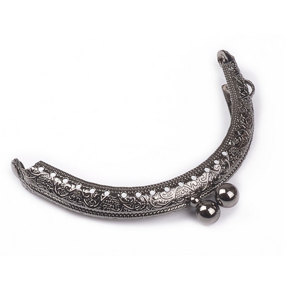 8,5 cm-es érme fém erszénykeret Csókkapocs-zár a kuplungtáska fogantyújához Kézitáska-tartozékok Vörös bronz tónusú hardver