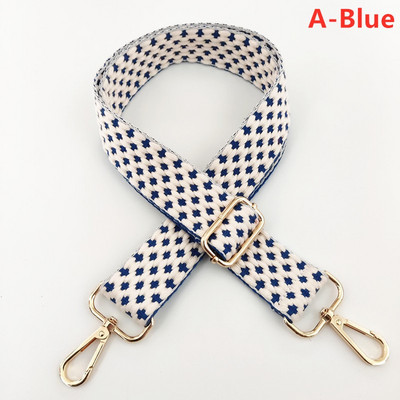 Curea pentru geantă pentru femei, cu broderie cu buline, curea de umăr lată, curea de schimb reglabilă pentru rucsac, curea pentru un singur umăr.