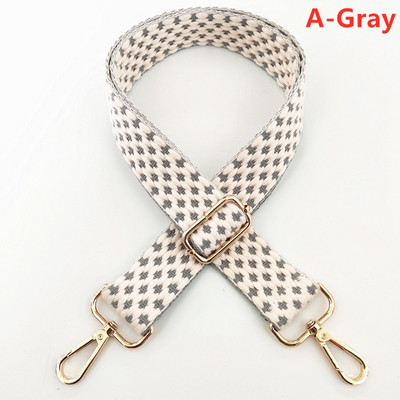 Curea pentru geantă pentru femei, cu broderie cu buline, curea de umăr lată, curea de schimb reglabilă pentru rucsac, curea pentru un singur umăr.