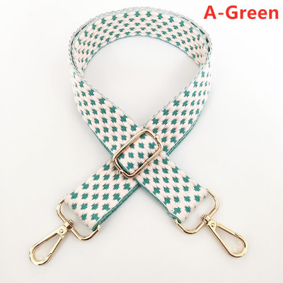 Curea pentru geantă pentru femei, cu broderie cu buline, curea de umăr lată, curea de schimb reglabilă pentru rucsac, curea pentru un singur umăr.