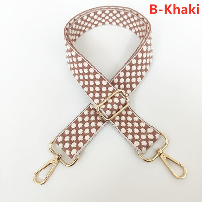 Curea pentru geantă pentru femei, cu broderie cu buline, curea de umăr lată, curea de schimb reglabilă pentru rucsac, curea pentru un singur umăr.