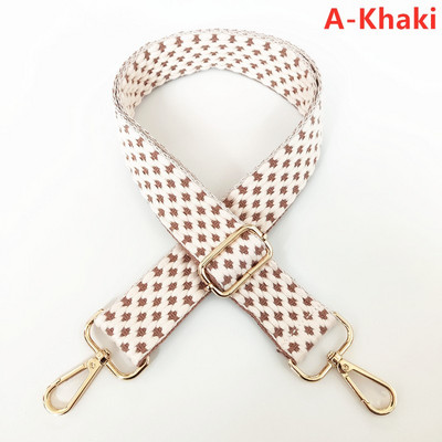 Curea pentru geantă pentru femei, cu broderie cu buline, curea de umăr lată, curea de schimb reglabilă pentru rucsac, curea pentru un singur umăr.