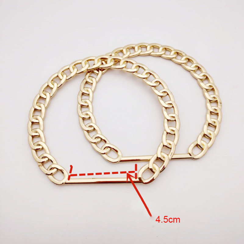 Mâner cu lanț pentru geantă vintage aurie Curele pentru genți pentru femei Lanț pentru geantă Moda femeie Accesoriu pentru geanta Piese detașabile Mâner de schimb