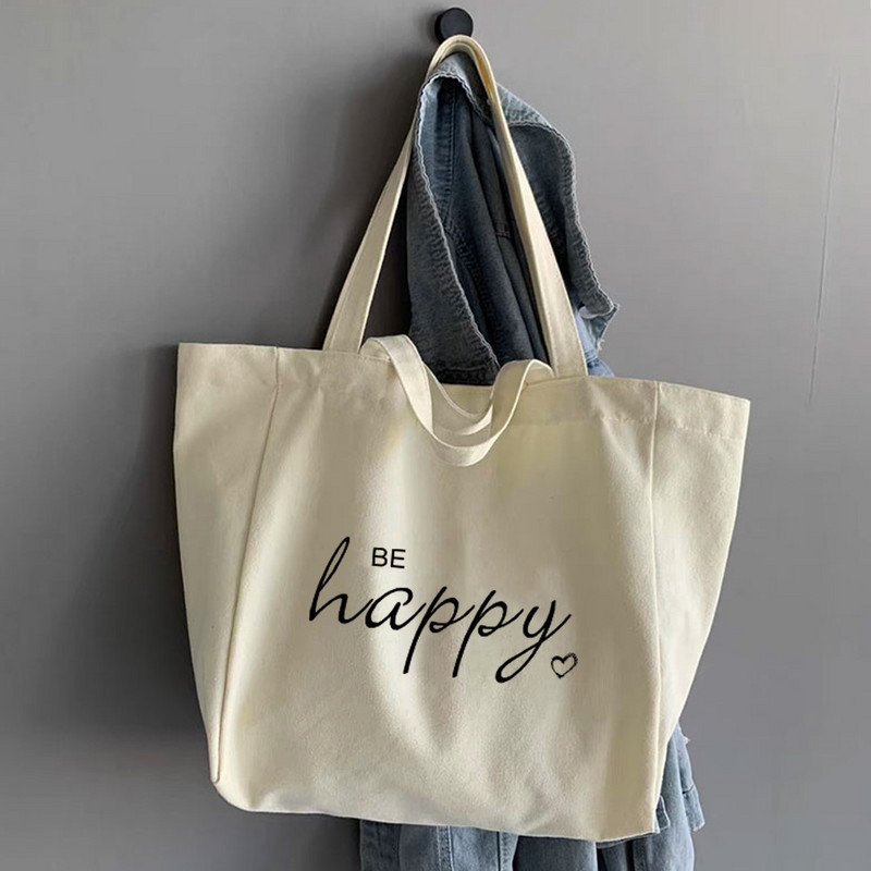 Iepirkumu somas Organizators Modes Audekla soma Studentu plecu somu teksta sērija Lielas ietilpības rokassomas sievietēm 2022. gads