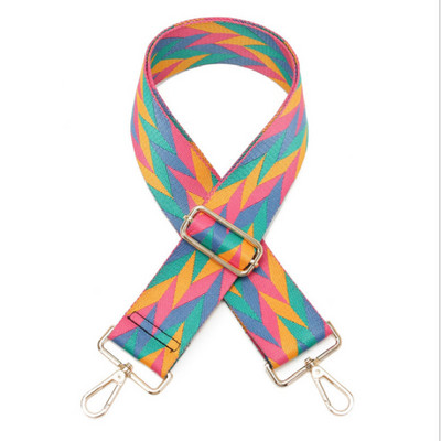 Nauji moteriški aksesuarai Platus 5 cm peties dirželis Drobė Crossbody Reguliuojamas krepšio dirželis