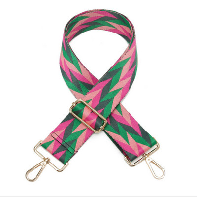 Nauji moteriški aksesuarai Platus 5 cm peties dirželis Drobė Crossbody Reguliuojamas krepšio dirželis