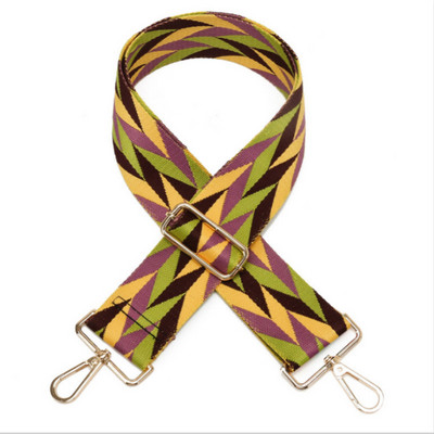 Nauji moteriški aksesuarai Platus 5 cm peties dirželis Drobė Crossbody Reguliuojamas krepšio dirželis