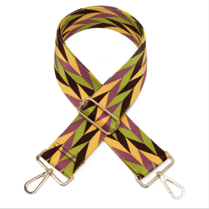 Nauji moteriški aksesuarai Platus 5 cm peties dirželis Drobė Crossbody Reguliuojamas krepšio dirželis