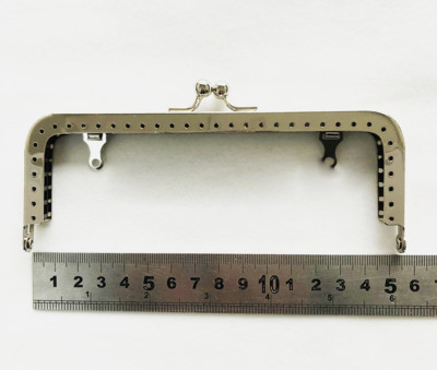 18,5 cm-es fém erszénykeret négyzet alakú fogantyú a Clutch táska kézitáska tartozékaihoz, 4 színben