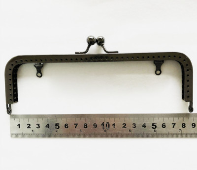 18,5 cm-es fém erszénykeret négyzet alakú fogantyú a Clutch táska kézitáska tartozékaihoz, 4 színben