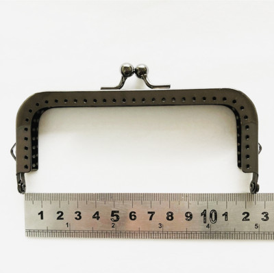 18,5 cm-es fém erszénykeret négyzet alakú fogantyú a Clutch táska kézitáska tartozékaihoz, 4 színben