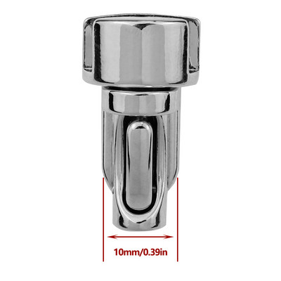 Márka kiváló minőségű tartós fém oszlopos zárható zár zárható csat csat rögzítő bőr táska tok kézitáska pénztárca