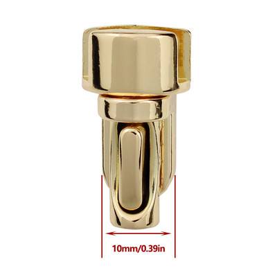 Márka kiváló minőségű tartós fém oszlopos zárható zár zárható csat csat rögzítő bőr táska tok kézitáska pénztárca