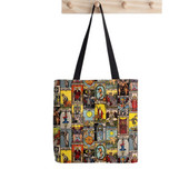 Geantă tote cu imprimeu Arcanele majore ale tarotului pentru femei, geantă pentru cumpărături Harajuku, geantă de umăr pentru femei, geantă de pânză