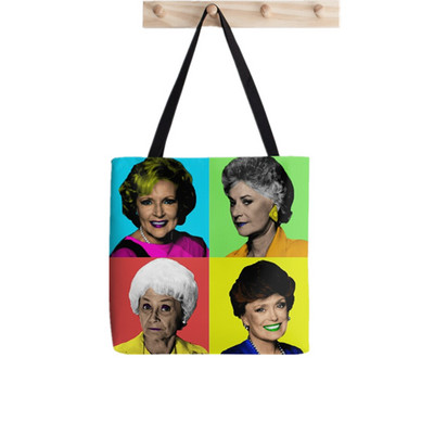 2021. gada pircēja zelta meiteņu raksts Apdrukāta soma sievietēm Harajuku pircēja rokassomu meitene plecu iepirkumu soma Lady Canvas Bag