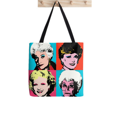 2021. gada pircēja zelta meiteņu raksts Apdrukāta soma sievietēm Harajuku pircēja rokassomu meitene plecu iepirkumu soma Lady Canvas Bag
