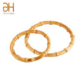 Bambusa somiņas roktura rāmja pakaramais vairumtirdzniecība Bambusa O somas rokturi Correas Para Bolsos Bambusa maisiņu rokturi