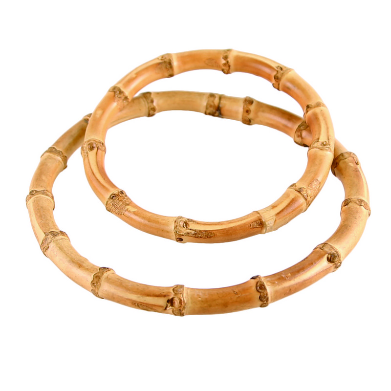 Bambusa somiņas roktura rāmja pakaramais vairumtirdzniecība Bambusa O somas rokturi Correas Para Bolsos Bambusa maisiņu rokturi