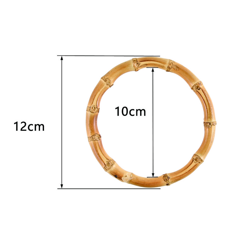 Bambusa somiņas roktura rāmja pakaramais vairumtirdzniecība Bambusa O somas rokturi Correas Para Bolsos Bambusa maisiņu rokturi