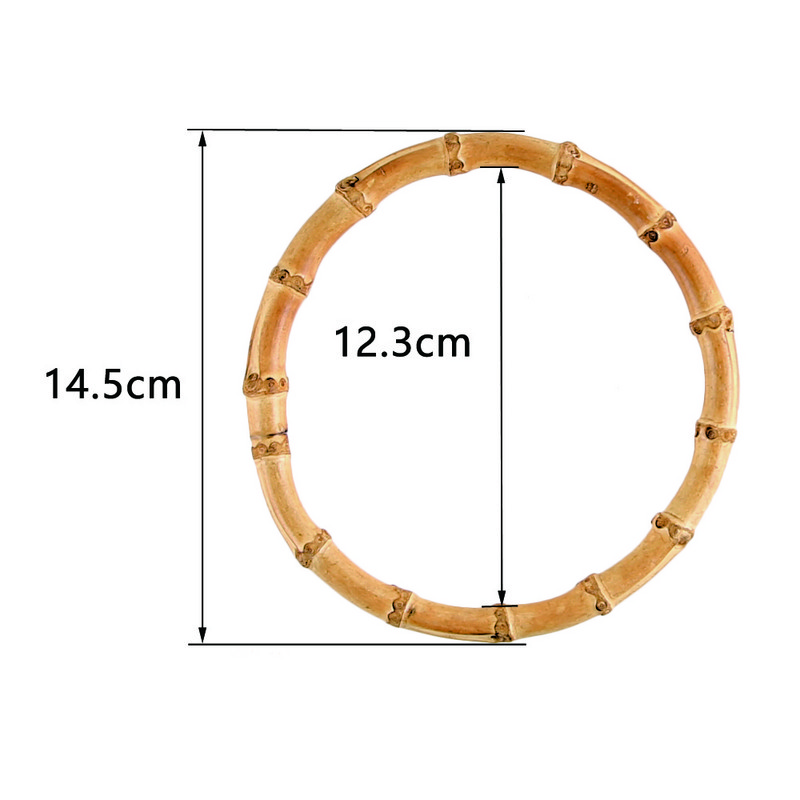 Bambusa somiņas roktura rāmja pakaramais vairumtirdzniecība Bambusa O somas rokturi Correas Para Bolsos Bambusa maisiņu rokturi
