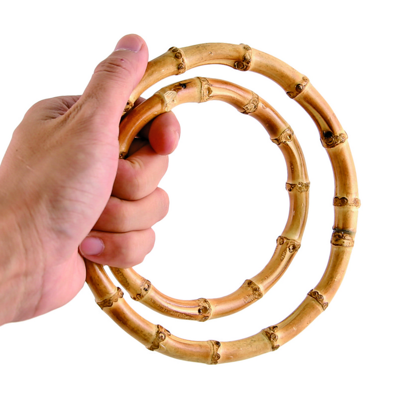 Bambusa somiņas roktura rāmja pakaramais vairumtirdzniecība Bambusa O somas rokturi Correas Para Bolsos Bambusa maisiņu rokturi