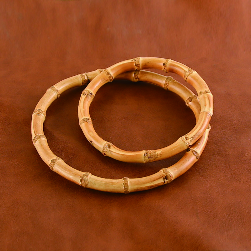 Bambusa somiņas roktura rāmja pakaramais vairumtirdzniecība Bambusa O somas rokturi Correas Para Bolsos Bambusa maisiņu rokturi