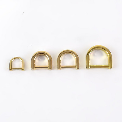 4/10 vnt 10/12/15/20 mm Nuimamas D žiedas Metalinis krepšio sagtys Rankinės dirželiai Krepšiai Grandininis užsegimas Kabliukas Sraigtas „Pasidaryk pats“ kuprinės pakabos priedas