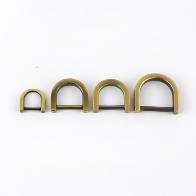 4/10 vnt 10/12/15/20 mm Nuimamas D žiedas Metalinis krepšio sagtys Rankinės dirželiai Krepšiai Grandininis užsegimas Kabliukas Sraigtas „Pasidaryk pats“ kuprinės pakabos priedas