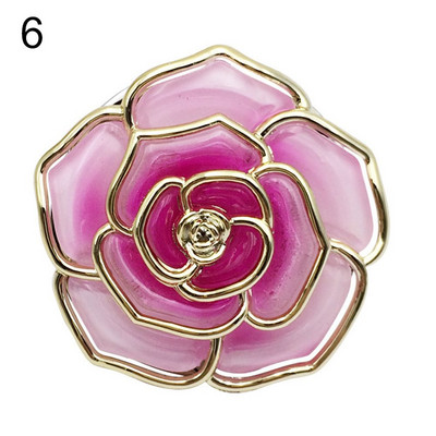 Rózsavirág mintás hordozható összecsukható asztal horog kapcsos pénztárca táska kézitáska kampók fogas tartó