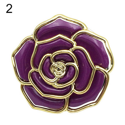 Rózsavirág mintás hordozható összecsukható asztal horog kapcsos pénztárca táska kézitáska kampók fogas tartó