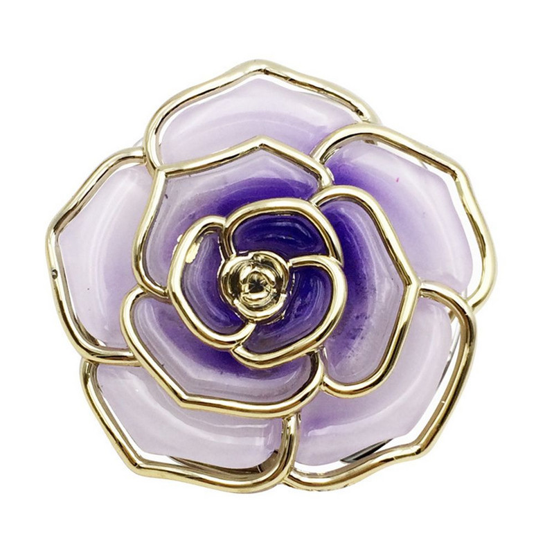 Rózsavirág mintás hordozható összecsukható asztal horog kapcsos pénztárca táska kézitáska kampók fogas tartó