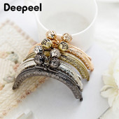 1/2/5 vnt Deepeel 8,5 cm metalinio rėmo piniginė Siuvimo laikikliai Rožinė sagtis Rankena Monetos Krepšiai Bučinys Užsegimas Rankinė Aparatūros priedai