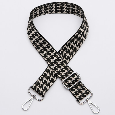 Krepšelio dirželis Priedai Dirželis Krepšiai Nailono plati kuprinė Juoda rankena Skersinio kūno drobės pakeitimas pečių krepšio dirželis