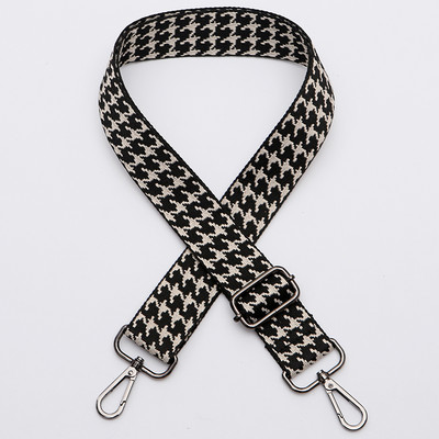 Krepšelio dirželis Priedai Dirželis Krepšiai Nailono plati kuprinė Juoda rankena Skersinio kūno drobės pakeitimas pečių krepšio dirželis