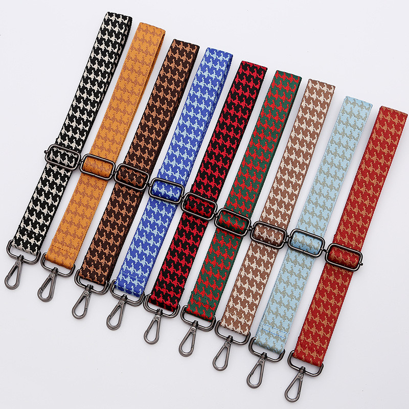 Krepšelio dirželis Priedai Dirželis Krepšiai Nailono plati kuprinė Juoda rankena Skersinio kūno drobės pakeitimas pečių krepšio dirželis