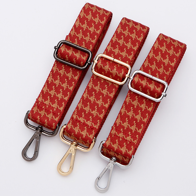 Krepšelio dirželis Priedai Dirželis Krepšiai Nailono plati kuprinė Juoda rankena Skersinio kūno drobės pakeitimas pečių krepšio dirželis