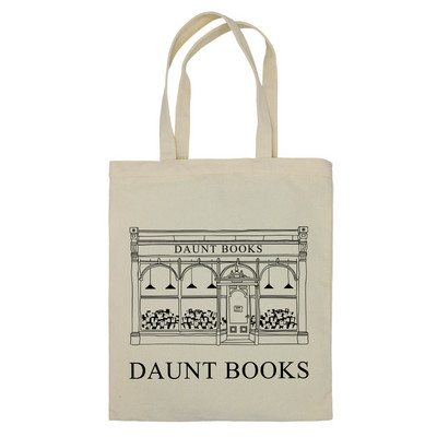 Dámske plátené tašky London Daunt Books, 34*41 cm, kabelka SHAKESPEARE, denné nakupovanie, študentská knižná taška, bavlnené cestovné kabelky