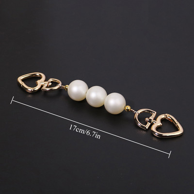 Krepšiai Priedai Prailgina perlų grandinę Moteriško krepšio pratęsimo petnešėlė Perlų puošmena Taikyti pailginamą krepšio dirželį