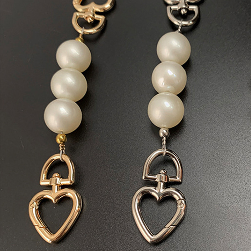 Krepšiai Priedai Prailgina perlų grandinę Moteriško krepšio pratęsimo petnešėlė Perlų puošmena Taikyti pailginamą krepšio dirželį