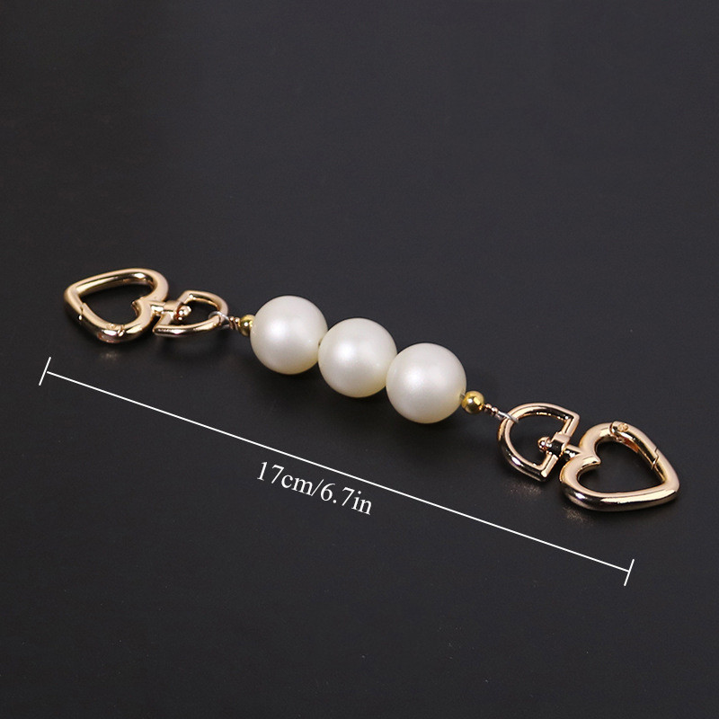 Krepšiai Priedai Prailgina perlų grandinę Moteriško krepšio pratęsimo petnešėlė Perlų puošmena Taikyti pailginamą krepšio dirželį